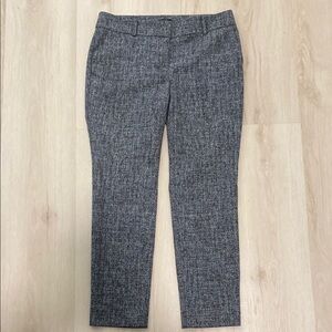 Ann Taylor Black and White Textured Pants